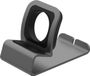 DrPhone SSH2- Houder voor IOS Smartwatch - IOS Compatible Watch - Aluminium - Oplaadstation - Grijs