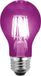 Fiestas Guirca Fiestas Halloween feestverlichting lamp gekleurd - paars - 5W - E27 fitting - griezelige decoratie
