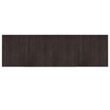 VidaXL Vloerkleed rechthoekig 60x200 cm bamboe donkerbruin