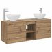 vidaXL Badkamerkastenset 3 st Artisanaal eiken 49,5 x 41 x 64,5 cm