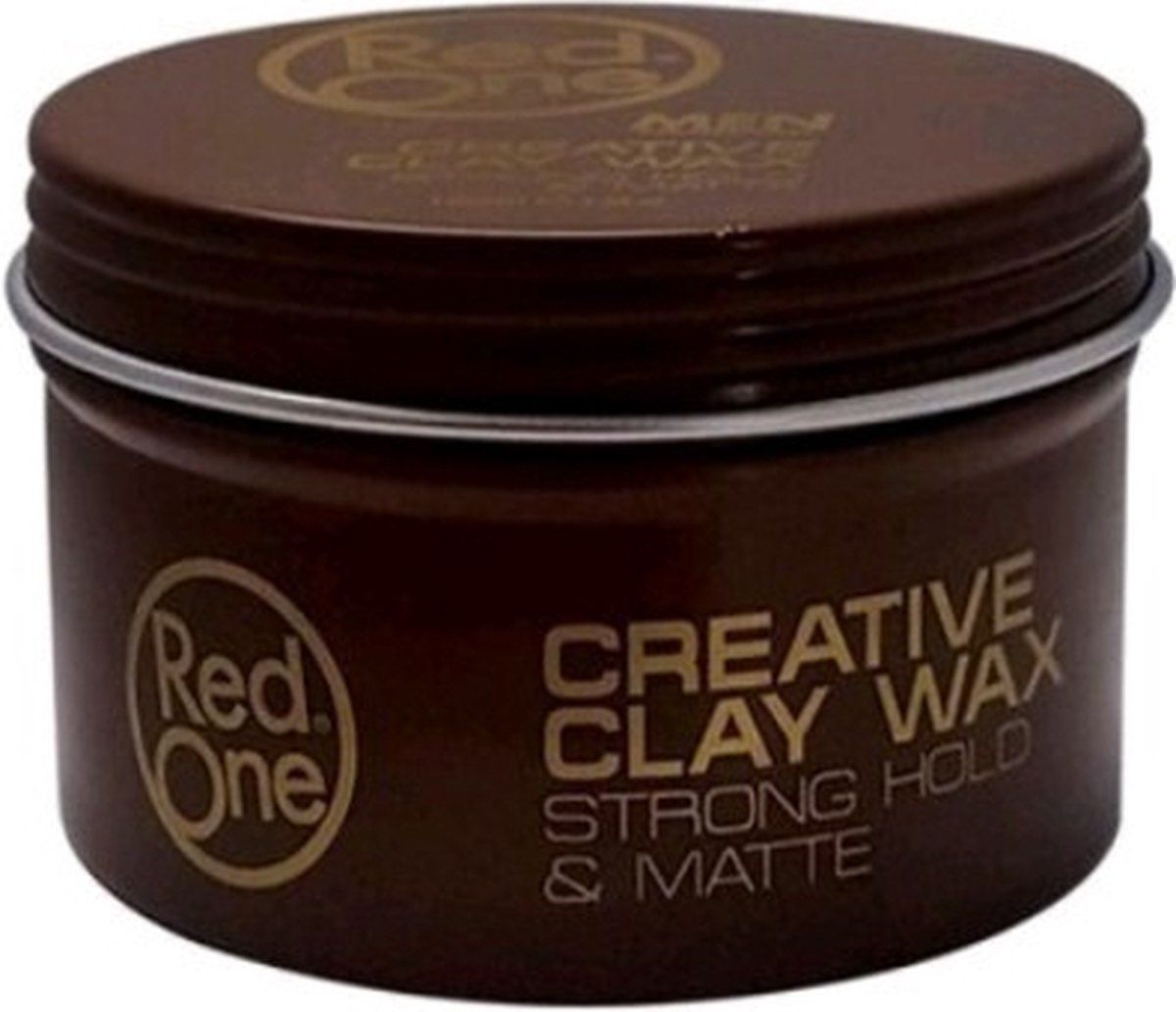 Red One Men Creative Clay Wax Strong Hold and Matte 100 ml