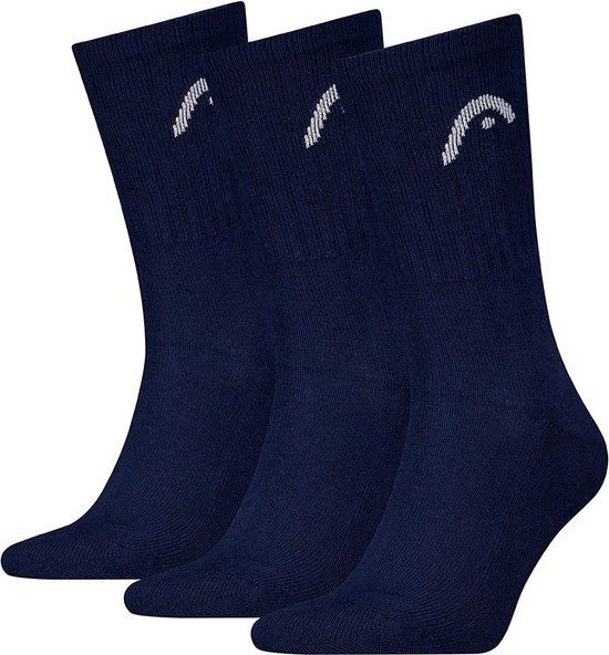 HEAD All Sports Training Crew 3P - sportsokken - 46 - Blauw