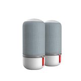Libratone Zipp Mini 2 Multiroom Bundle 2 Stuks, Kleine Draadloze Luidspreker, Alexa Integration, Airplay 2, 360 Geluid, Wifi, Bluetooth, Internet Streaming, Frosty Grey