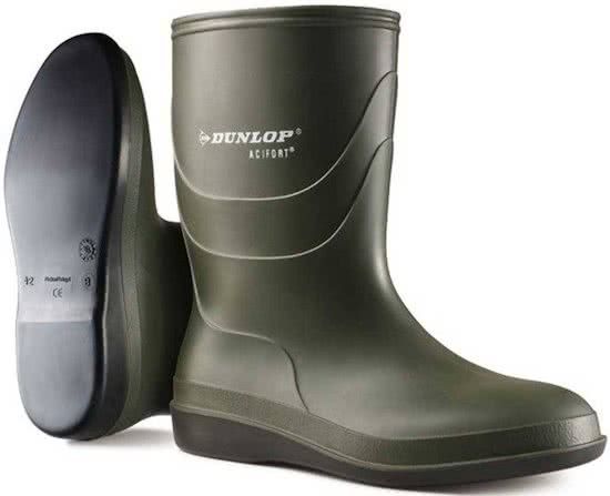 Dunlop Acifort Biosecure Werklaars CE Gladde Zool-Maat 40
