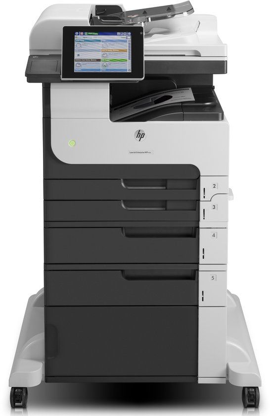 HP LaserJet Enterprise MFP M725f - Laserprinter - A4 - 1200 x 1200 DPI - Zwart/Grijs