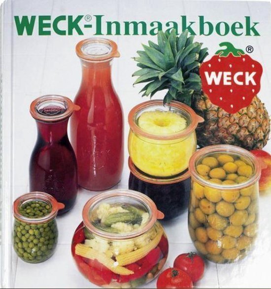 Weck 6379 Nederlandse inkookboek; boek voor het bewaren van levensmiddelen; inmaken van groenten en fruit, handleiding voor het inkoken; gebonden editie, 144 gekleurde pagina's, met foto's wit