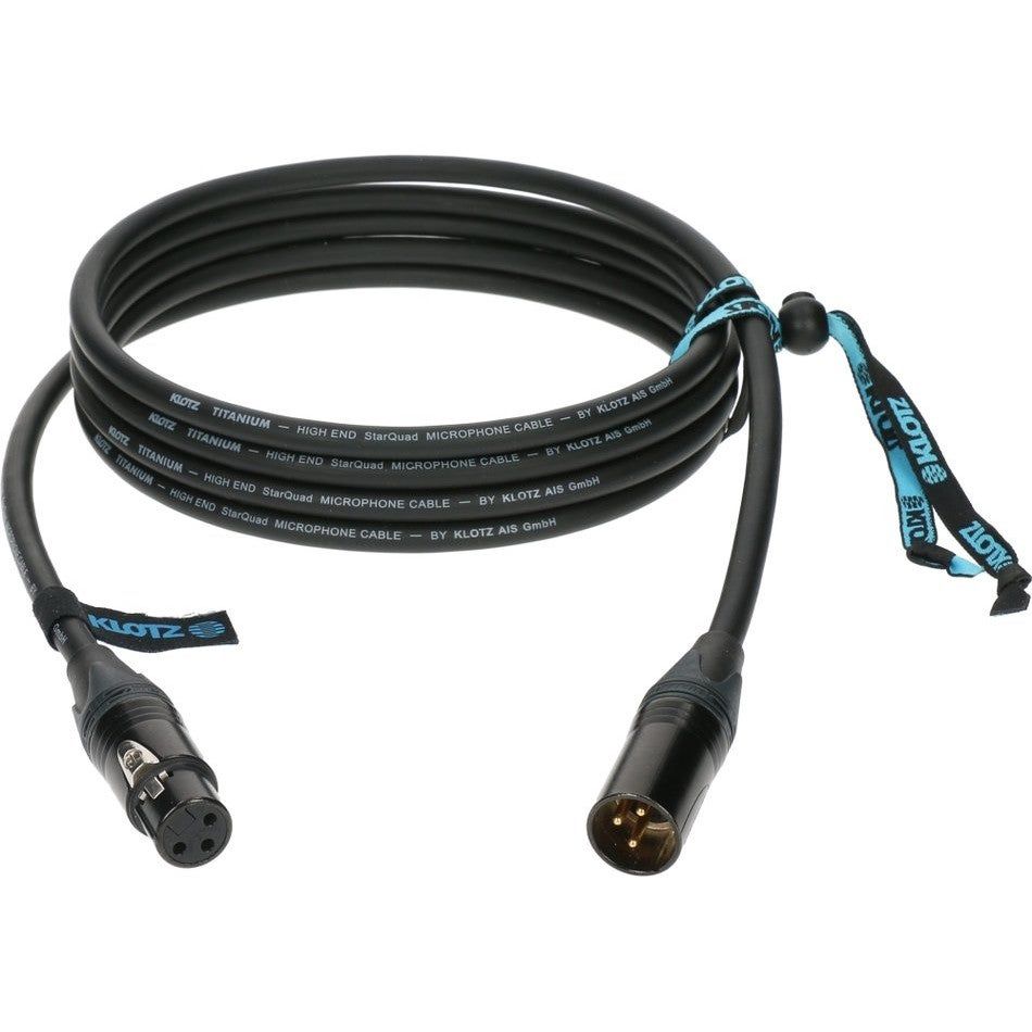 Klotz TI-M1500 Titanium Starquad XLR Cable - 15 Meter