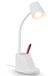 B.K.Licht Briloner Pahu - Bureaulamp - 7534016 - Penhouder - Kabelschakelaar - Verstelbaar - 21 x 10 x 35,5 cm - Wit