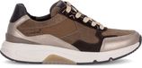 Gabor Rollingsoft Sneaker Bruin Suede Combi 0103.02.007