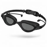 Seaflar Professionele zwembril voor dames en heren, galvanische lens, uv-bescherming, anti-condens, dichte duikbril voor volwassenen en jongeren -PG-BK