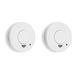 Smartwares Détecteur de fumée 2-pack - Sans fil - Blanc - Capteur 10 ans - 85dB