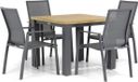 Lifestyle Garden Furniture Ultimate/Veneto 90 cm dining tuinset 5-delig
