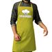Bellatio Decorations Chef frikandel keuken en BBQ schort - groen - voor heren - kookschorten - polyester/katoen - Fun Cadeau - Vaderdag