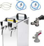 HAJUS AG tireuse à bière contact 40/K 2 robinets inox 50 litre/h avec coupleur de fût type D, KeyKeg