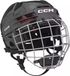 CCM 70 Combo IJshockeyhelm Volwassenen Zwart S