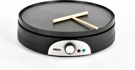 Zanussi - CPM135 Crêpe Maker - Black - 1500W - 37CM - Non-Stick