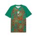 PUMA Tricot 'Elfenbeinküste' donkerbruin / groen / oranje / wit