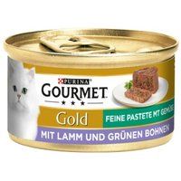 GOURMET Gold Fijne Paté 12 x 85 g Lam en groene bonen 12x85 g