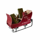 Loberon Decoratieve slee Maélys rood/zwart