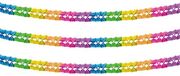 Haza feestslingers verjaardag - 3x stuks - papier - 6m - multi-color