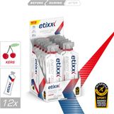Etixx Energy Gel + Caffeine Cherry - 12 x 40 ml