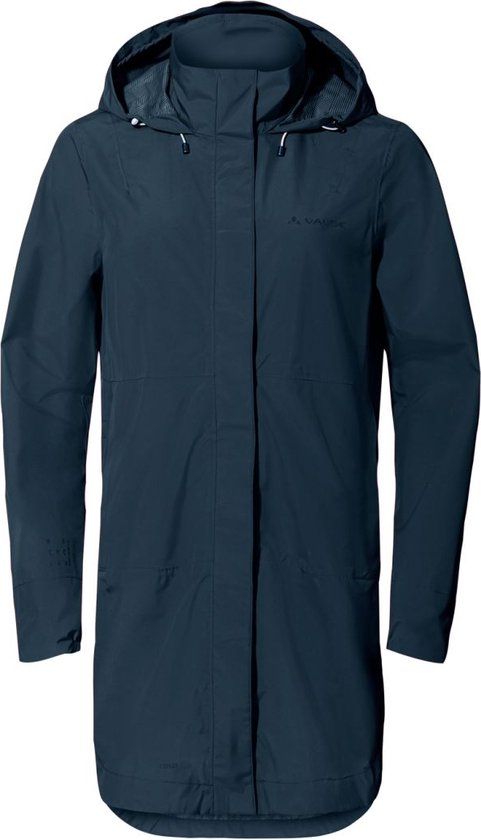 Vaude Mineo 2.5l Jas Blauw 38 Vrouw - Regenjas voor Dames - Waterdicht, Winddicht en Ademend
