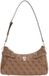 GUESS Yesba Shoulder Bag Latte Logo Lichtbruin
