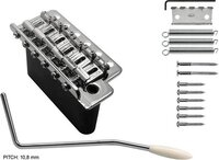 Wilkinson WV6/C Tremolo Bridge for ST-Style Guitar - Chrome