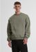 Urban Classics Fluffy Crewneck sweater/trui Olijfgroen 5XL