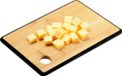 Kesper Snijplank - Bamboe - 23 x 15 cm - Zwarte Rand