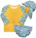 Bambino Mio 3-delige baby zwemset met herbruikbare zwemluier, UV-zwemshirt en zonnehoedje - Bijenmotief