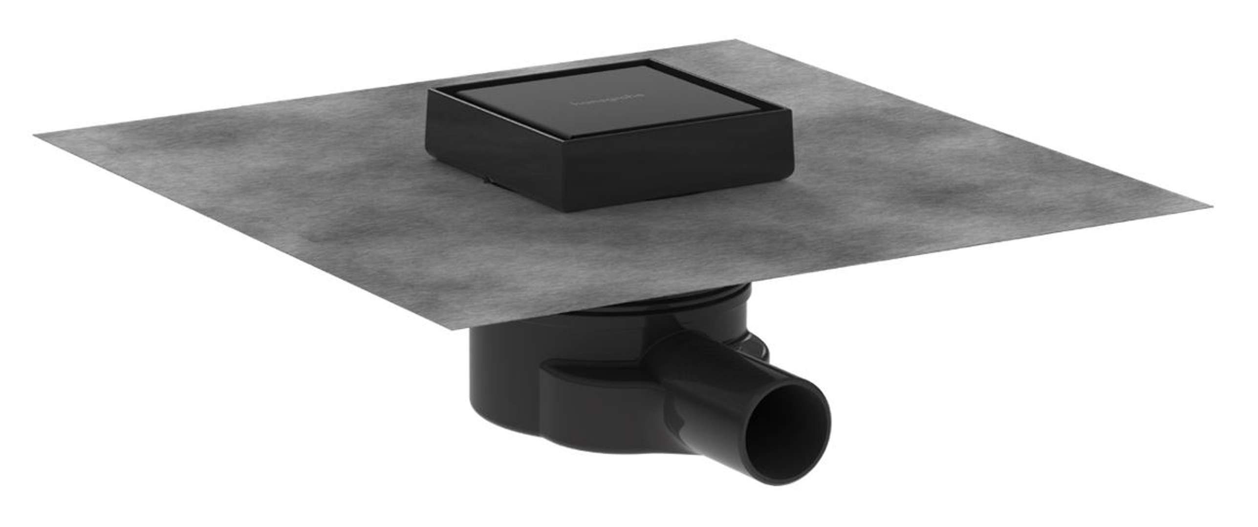 Hansgrohe RainDrain Point - Vloerafvoer - 10x10 cm - Mat Zwart
