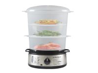 Beper BC.250 Stoomkoker 9L 800W Roestvrijstaal Transparant