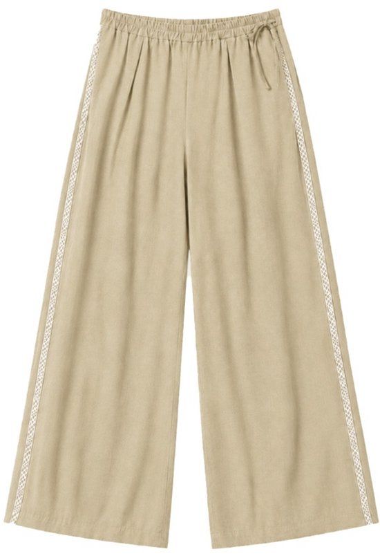 Elvira Collections Bos Men&Women Elvira broek Diane - Washed taupe