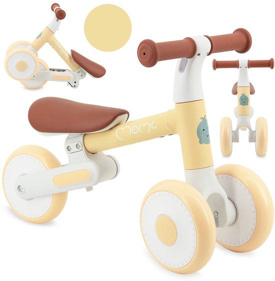 MoMi DEX Loopfiets - Geel