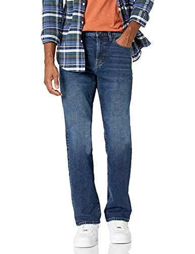 Amazon Essentials Men's Slim Fit Bootcut Jeans - Medium Wash - 38W / 32L