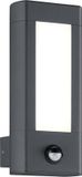 TRIO RHINE - Wandlamp - Antraciet - 2x 4,5W LED - Dimbaar met schakelaar - IP54