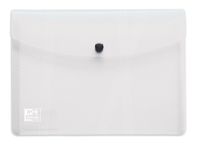 Oxford Envelope folder A5 Polypropylene (PP) Translucent Snap fastener 5 pcs