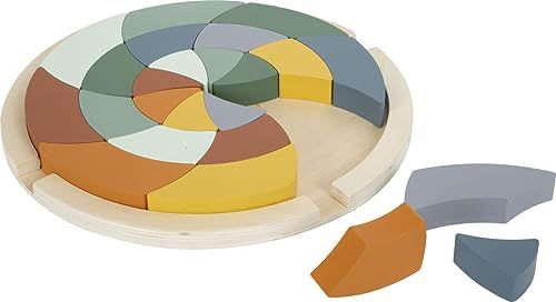 small foot houten puzzel Safari, creatief spel voor kinderen vanaf 3 jaar, 12457