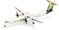 Herpa modelvliegtuig Sky Alps Bombardier Q400, miniatuur op schaal 1:200, verzamelobject, model zonder standaard, metaal