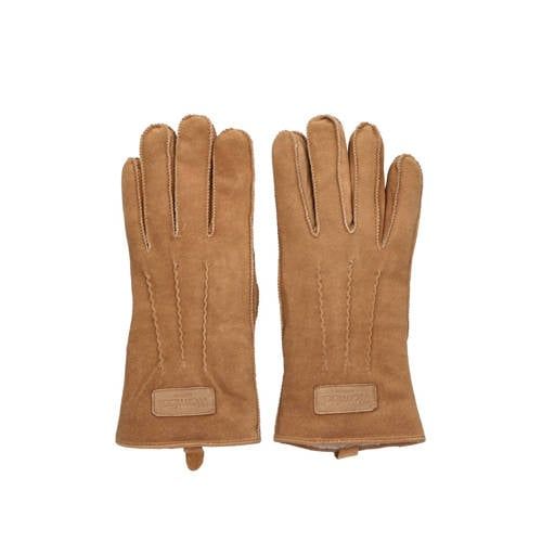 Warmbat Australia suède handschoenen cognac