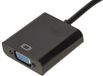 Nilox Link Accessori LKADAT10 video kabel adapter 0,15 m HDMI + 3.5mm VGA (D-Sub) + 3.5mm Zwart