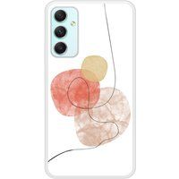 Samsung Beschermende siliconen case compatibel met Galaxy A34 5G One line rood