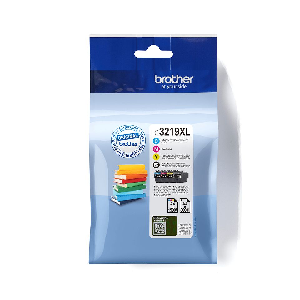 Brother LC-3219XLVAL - Multipack - Inktcartridges - Zwart/Cyaan/Magenta/Geel - Origineel