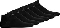 Emporio Armani CASUAL COTTON 6P Zwarte Sneakersokken voor Heren (Maat 43-46) - Set van 6
