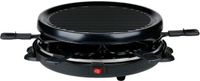 alpina Raclette Grill 800W - Plaque de grill pour 8 personnes - Set gourmet avec plaque de grill amovible