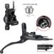 Tektro Hydraulische schijfremset HD-E715 Dorado met remsensor voor e-bike - rechts met 1800 mm leiding - zwart