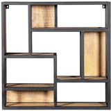 Starfurn Vierkante wandrek Dakota Naturel Mangohout 75 cm