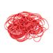D.RECT Rubberen banden, 50 mm diameter, breedte 1,5 mm, rood | 1 kg zak