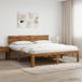 vidaXL Tweepersoonsbed met hoofdbord ROSTOCK Naturel 200 x 200 cm
